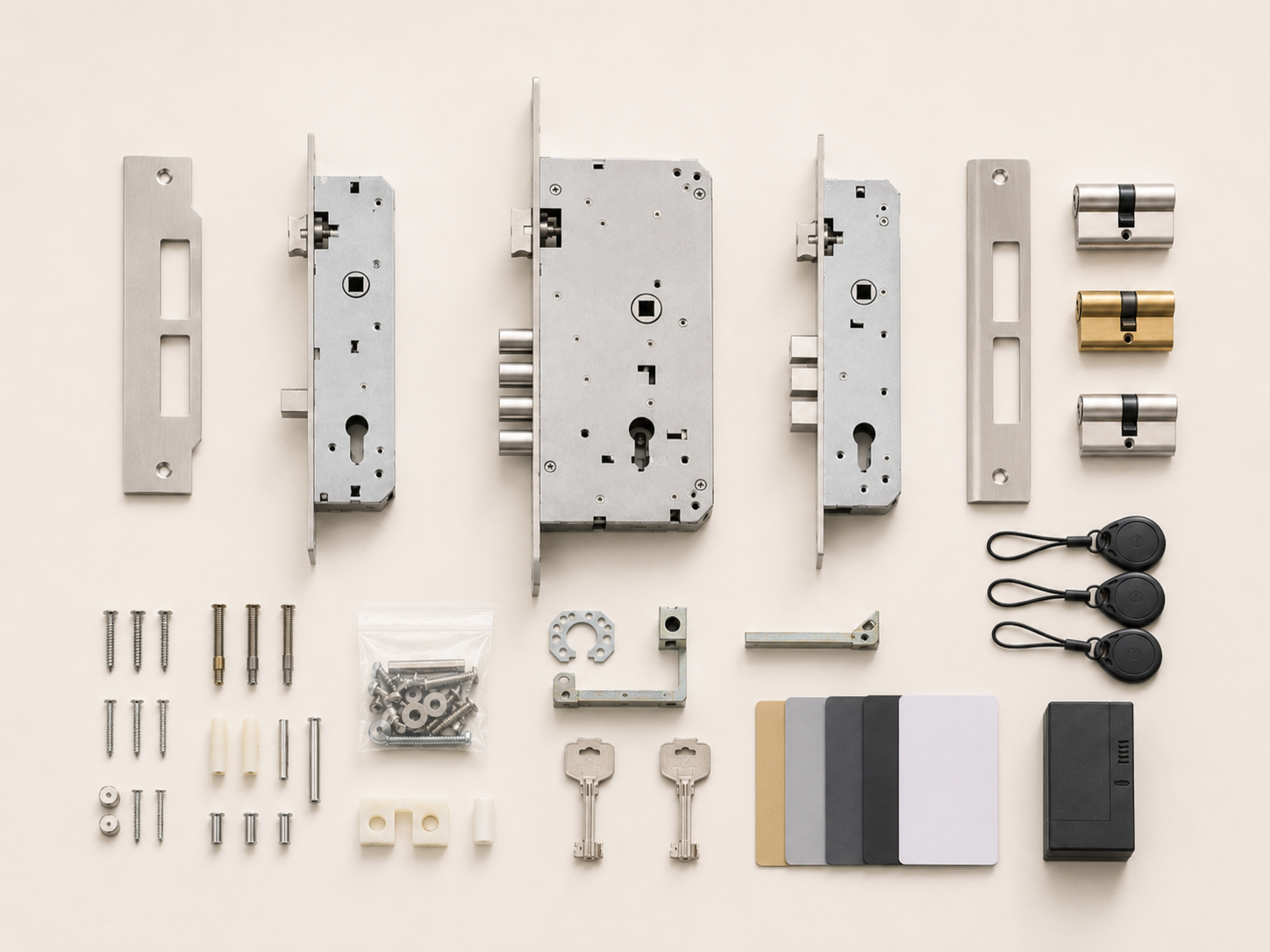 Lock components and OEM support for installation, projects and manufacturing orders